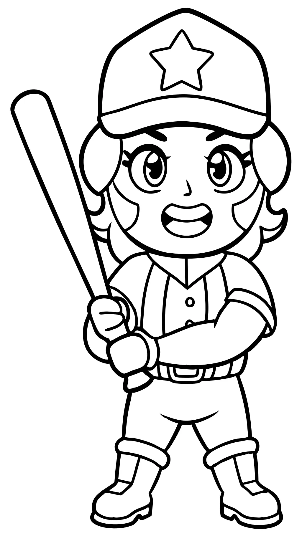 brawl stars coloring pages bibi black marker